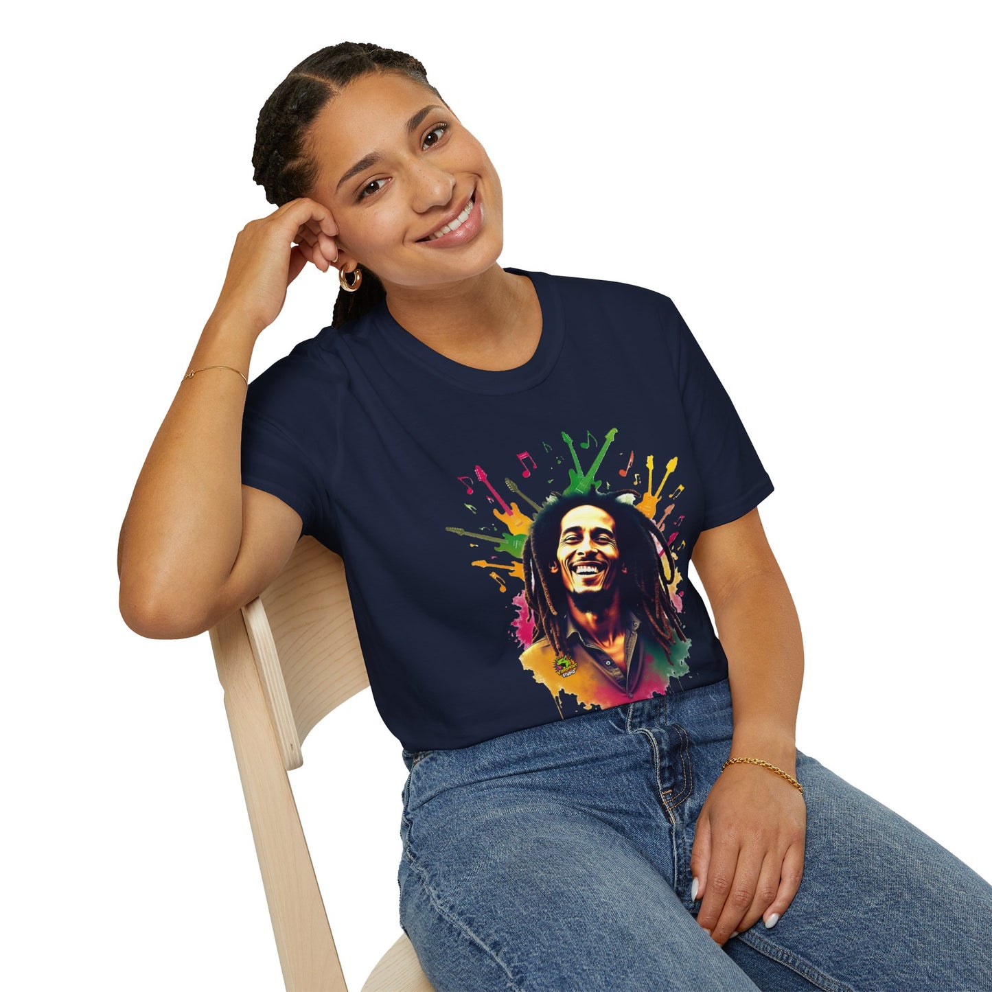 Marley - Bob Marley T-Shirt - Vibrant Rasta Energy - premium material. limited stock. Order yours now and stand out with this exclusive piece!