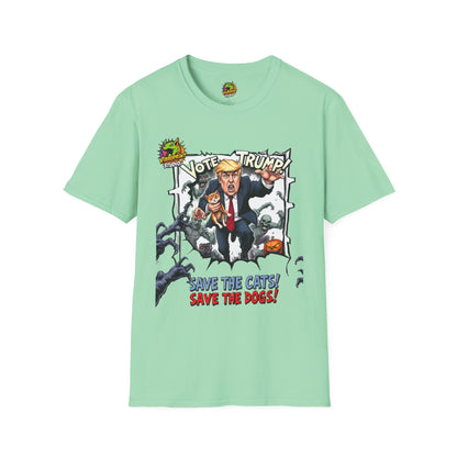 They're Eating the Dogs Tee | Funny Trump Graphic T-Shirt | Election Satire Shirt