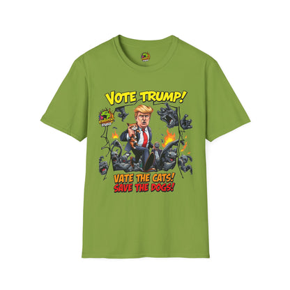 T-Shirt - They're Eating the Dogs Tee | Satire Trump Election T-Shirt | Funny Political Graphic Te - premium material. limited stock. Order yours now and stand out with this exclusive piece!