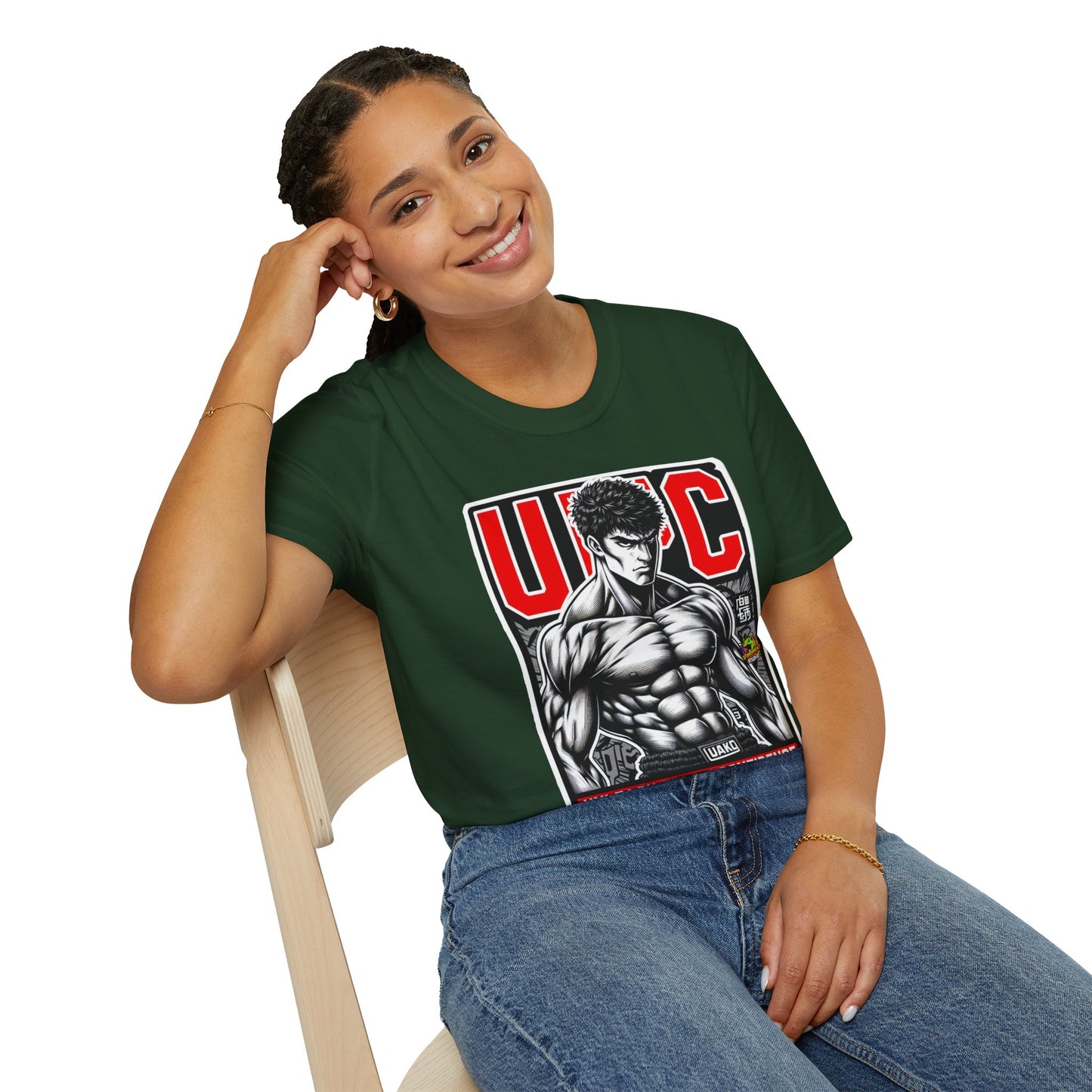 UFC T Shirt | Unleash Fierce Confidence | UFC Tee Inspired by Baki Anime T Shirt