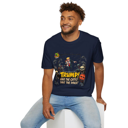 Satirical - They're Eating the Dogs Tee | Trump Election Meme T-Shirt | Satirical Political Shirt - premium material. limited stock. Order yours now and stand out with this exclusive piece!