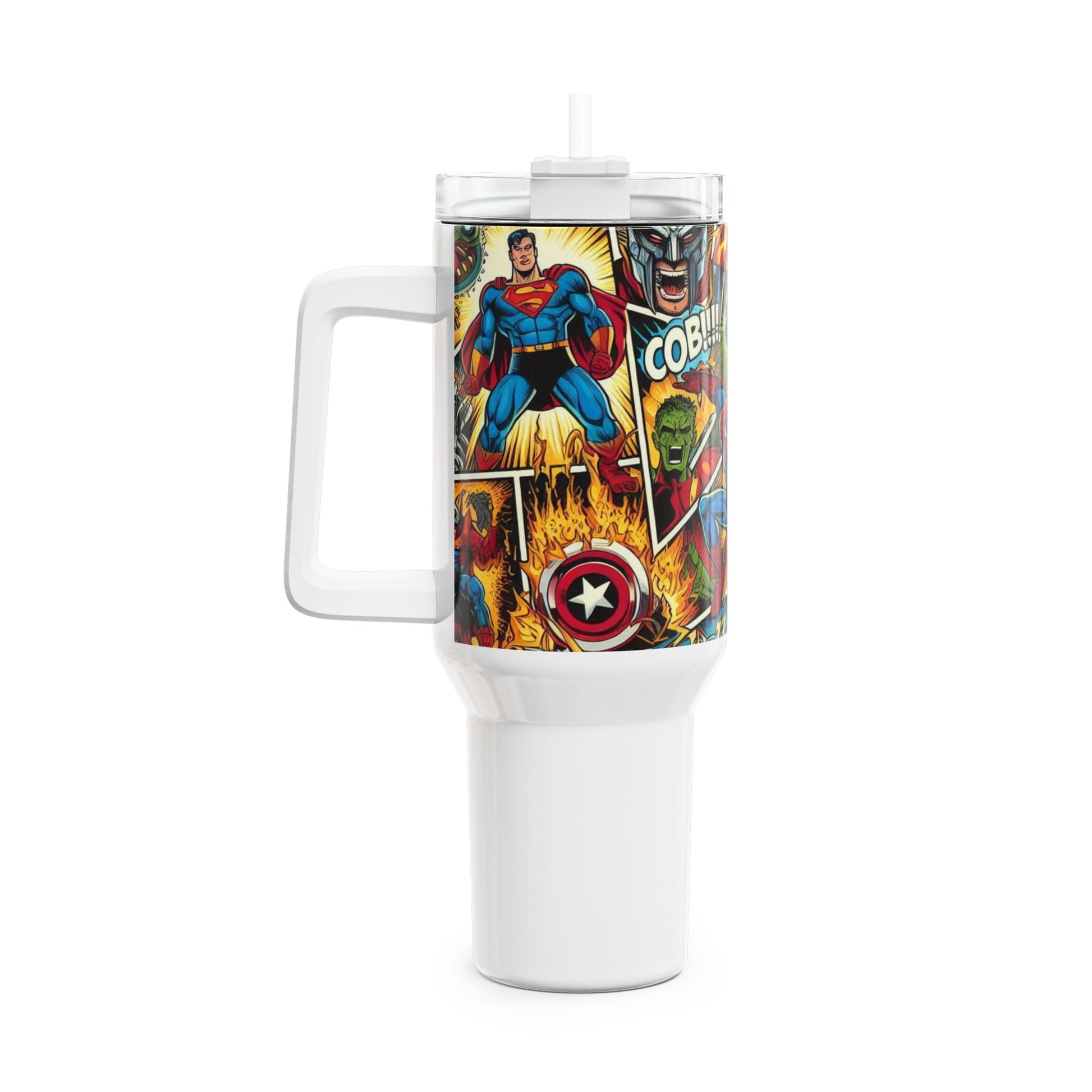 Colorful - Stanley Comics Themed Tumbler | Colorful Drinkware for Anime and Pop Culture Fans | Geek Tumbler - premium material. limited stock. Order yours now and stand out with this exclusive piece!