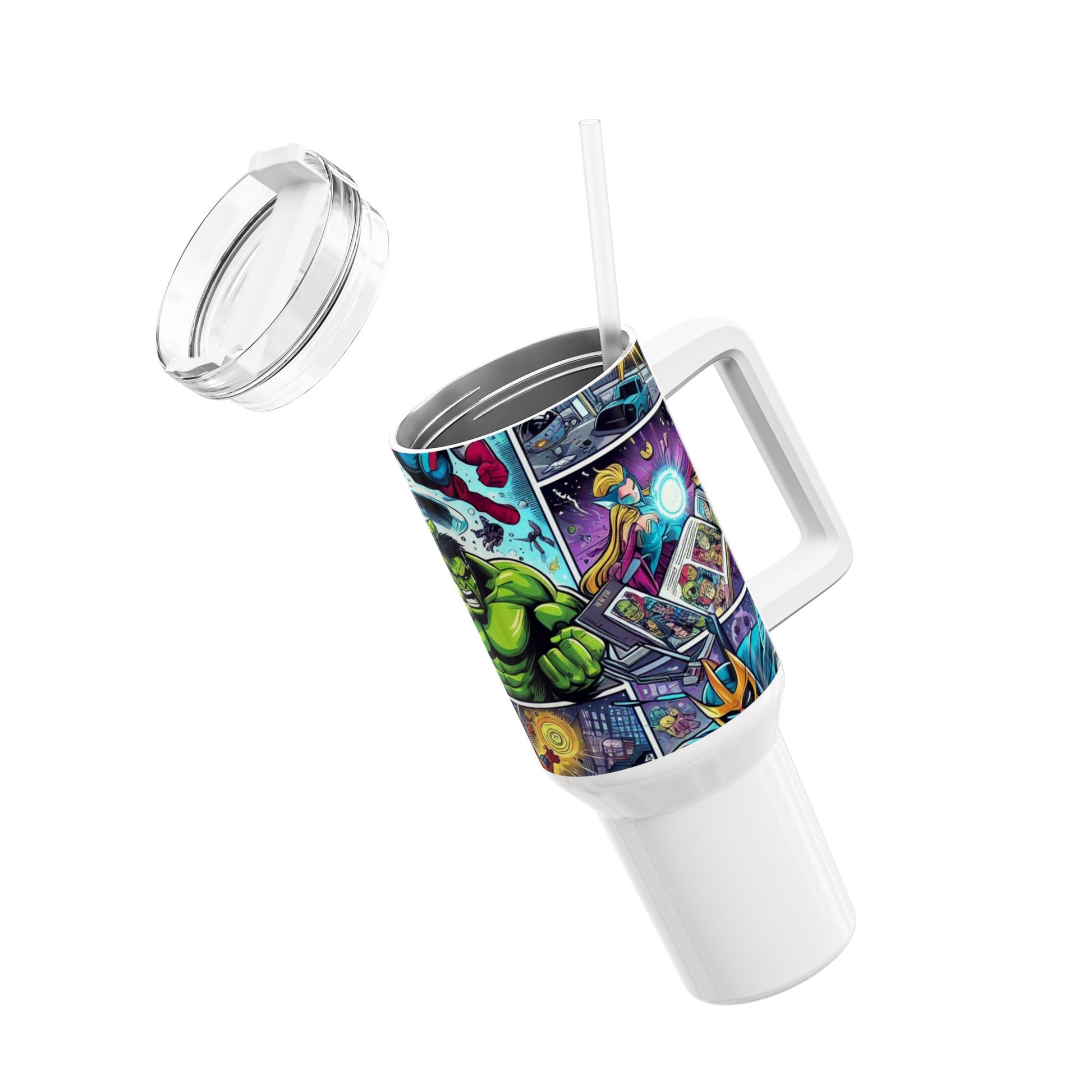 Tumbler - Stanley cup | Colorful Anime Geek Drinkware | Cartoon Tumbler for Pop Culture Fans - custom-made. limited stock. Order yours now and stand out with this exclusive piece!