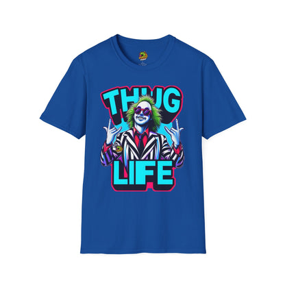 Shirt - Beetlejuice Shirt | Thug Life Halloween Graphic Tee | Spooky Beetlejuice T-Shirt - custom-made. perfect gift idea. Order yours now and stand out with this exclusive piece!