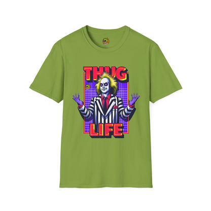 Halloween - Beetlejuice Shirt | Halloween Thug Life Tee | Classic Beetlejuice Graphic T-Shirt - custom-made. limited stock. Order yours now and stand out with this exclusive piece!