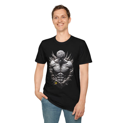 Strength - UFC T Shirt | Unleash Fierce Confidence | Motivational UFC Tee with Baki Anime Strength for Gym Lovers - premium material. limited stock. Order yours now and stand out with this exclusive piece!