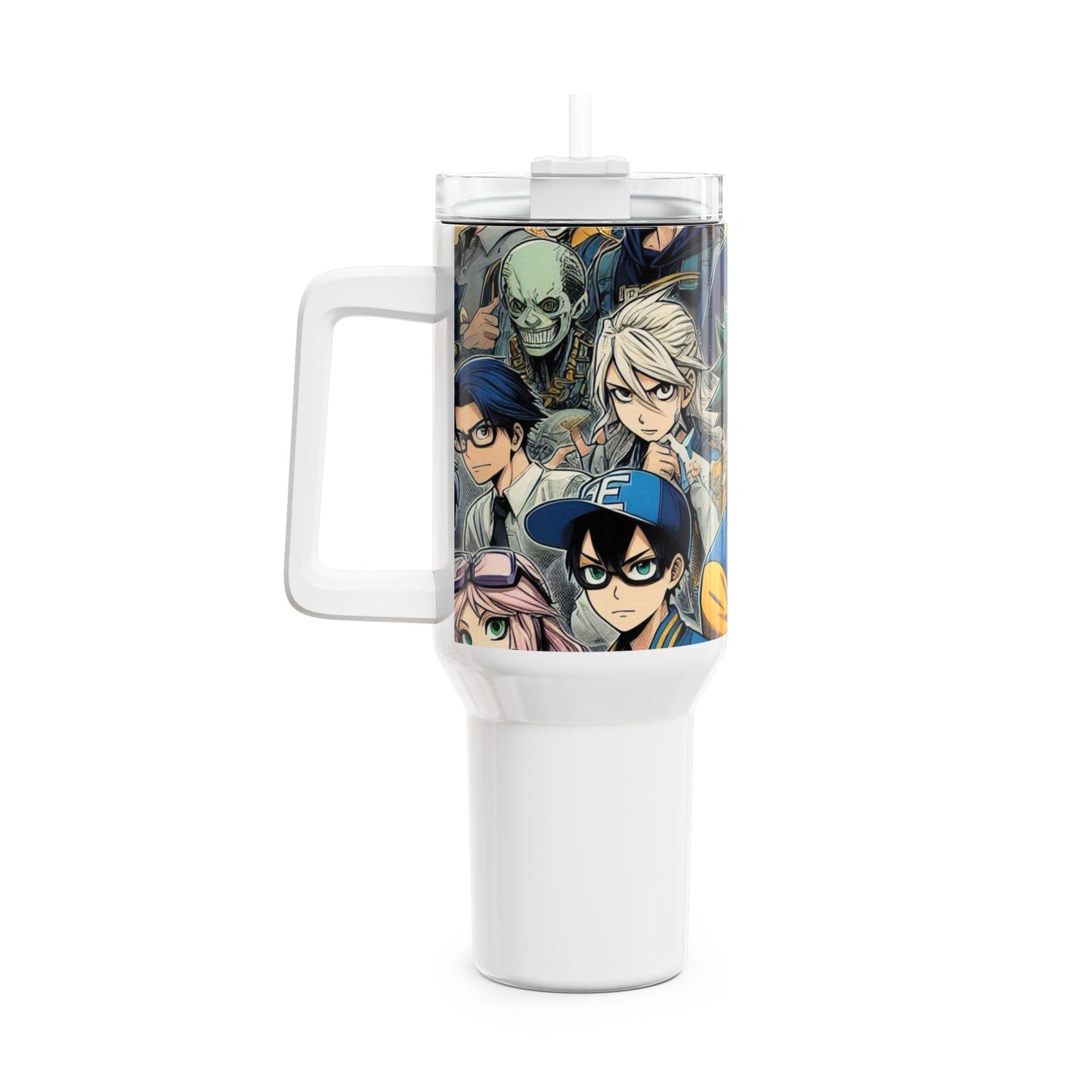 for - Stanley cup | Colorful Anime Geek Drinkware | Cartoon Tumbler for Gamers - premium material. perfect gift idea. Order yours now and stand out with this exclusive piece!