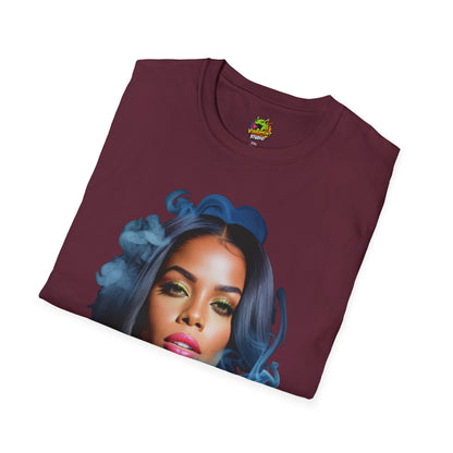 Aaliyah shirt | Iconic Memorial Portrait T-Shirt | Tribute to the Princess of R&B