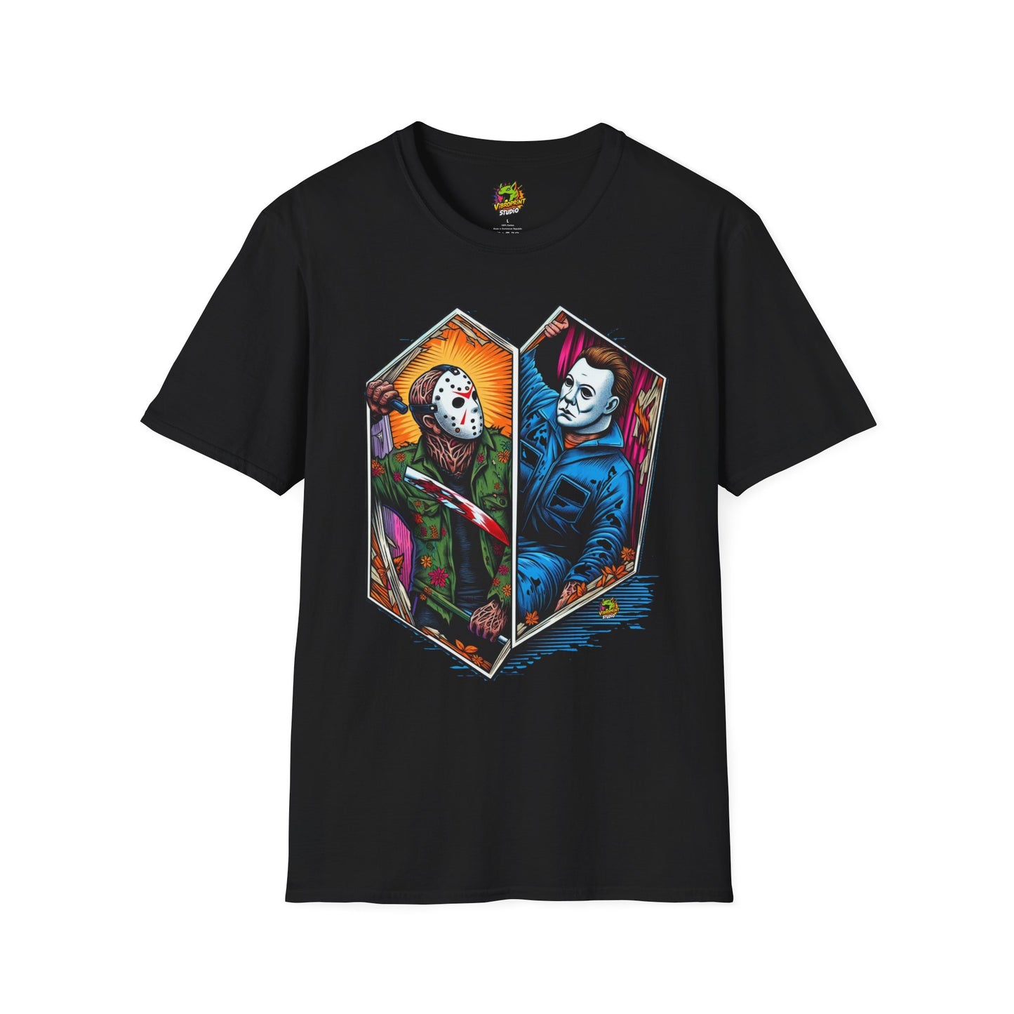 Funny - Jason & Michael Funny Halloween T-Shirt | Michael Myers Vintage Tee - premium material. perfect gift idea. Order yours now and stand out with this exclusive piece!