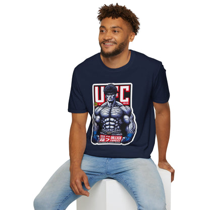 T - UFC T Shirt | Unleash Fierce Confidence | Motivational UFC Tee with Baki Anime Strength - premium material. perfect gift idea. Order yours now and stand out with this exclusive piece!