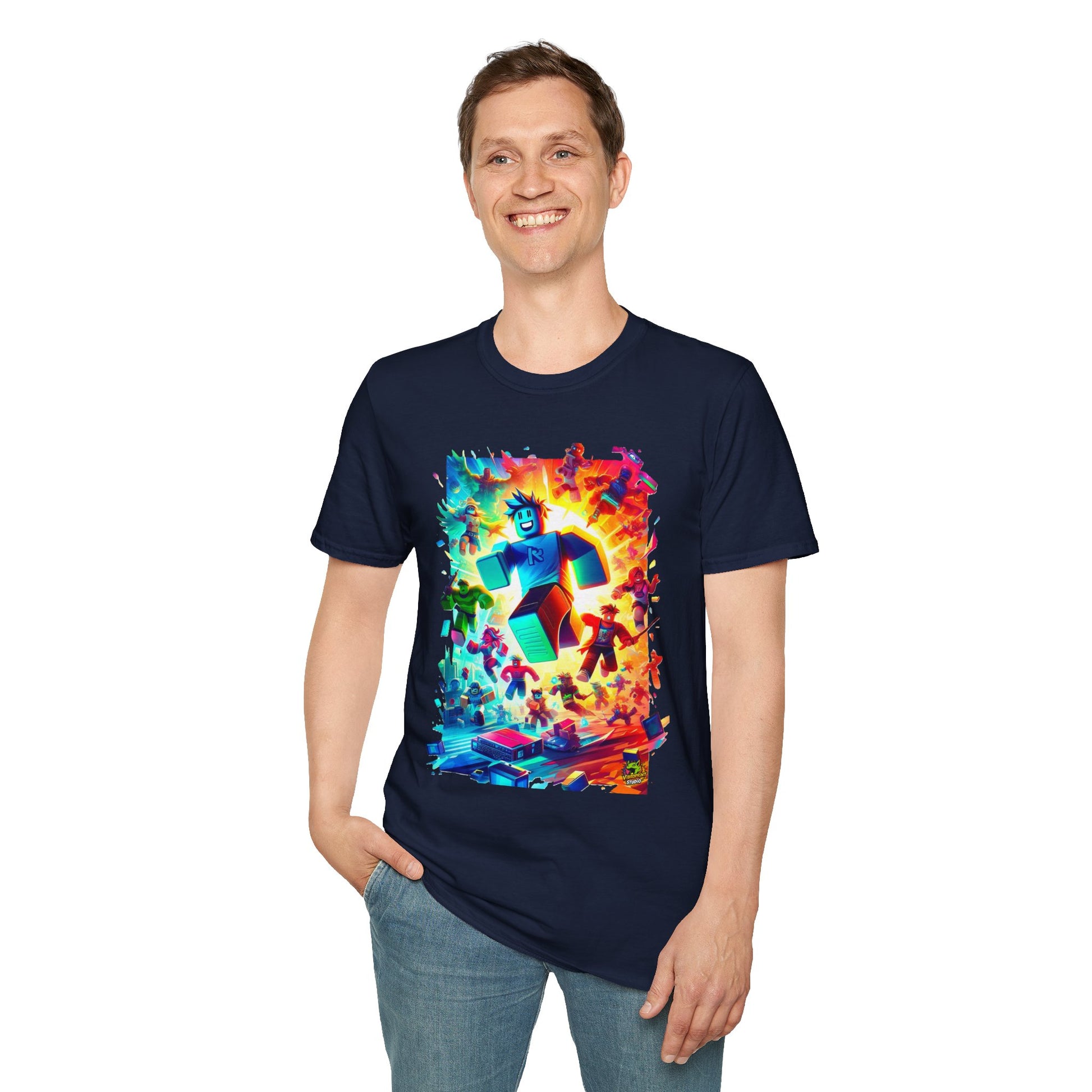 high-quality - Unique Roblox Kids T-Shirt | Roblox Avatar Tee | Fun Roblox Graphic Shirt for Boys & Girls | Ideal Roblox Gift - Order yours now and stand out with this exclusive piece!