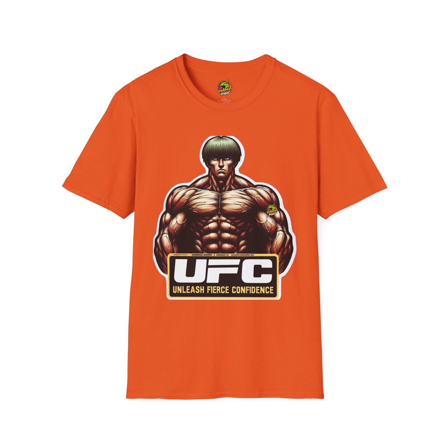 T - UFC T Shirt | Unleash Fierce Confidence | UFC Tee with Baki Anime Elements for Athletes - premium material. perfect gift idea. Order yours now and stand out with this exclusive piece!