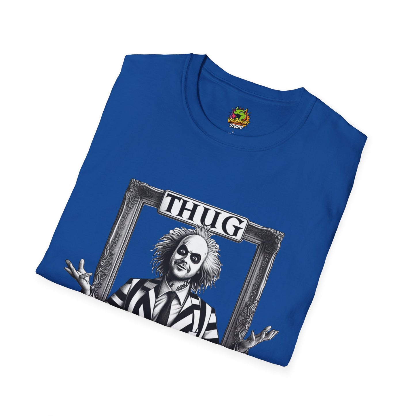 Tee - Beetlejuice Shirt | Thug Life Halloween T-Shirt | Beetlejuice Costume Tee with Attitude - custom-made. perfect gift idea. Order yours now and stand out with this exclusive piece!