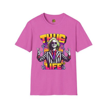 Life - Beetlejuice Shirt | Thug Life Graphic Tee | Halloween Beetlejuice Costume T-Shirt - premium material. limited stock. Order yours now and stand out with this exclusive piece!