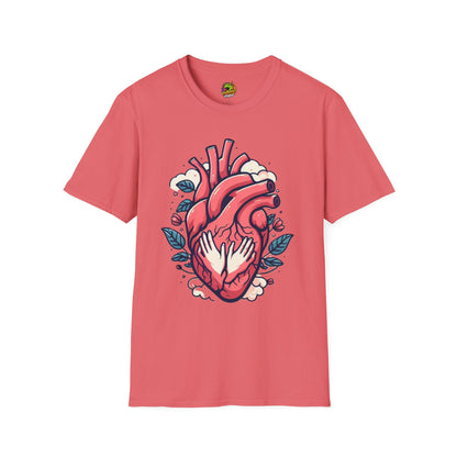 Valentine's Day T-Shirt - Heart Graphic - Unisex softstyle gift