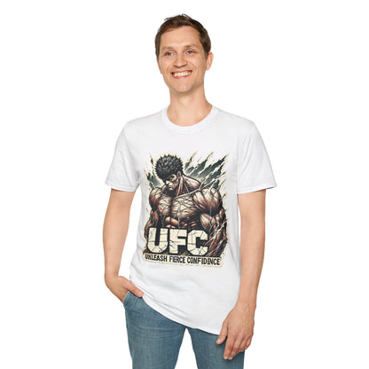 UFC T Shirt | Unleash Fierce Confidence | Motivational UFC Tee with Baki Anime Influence