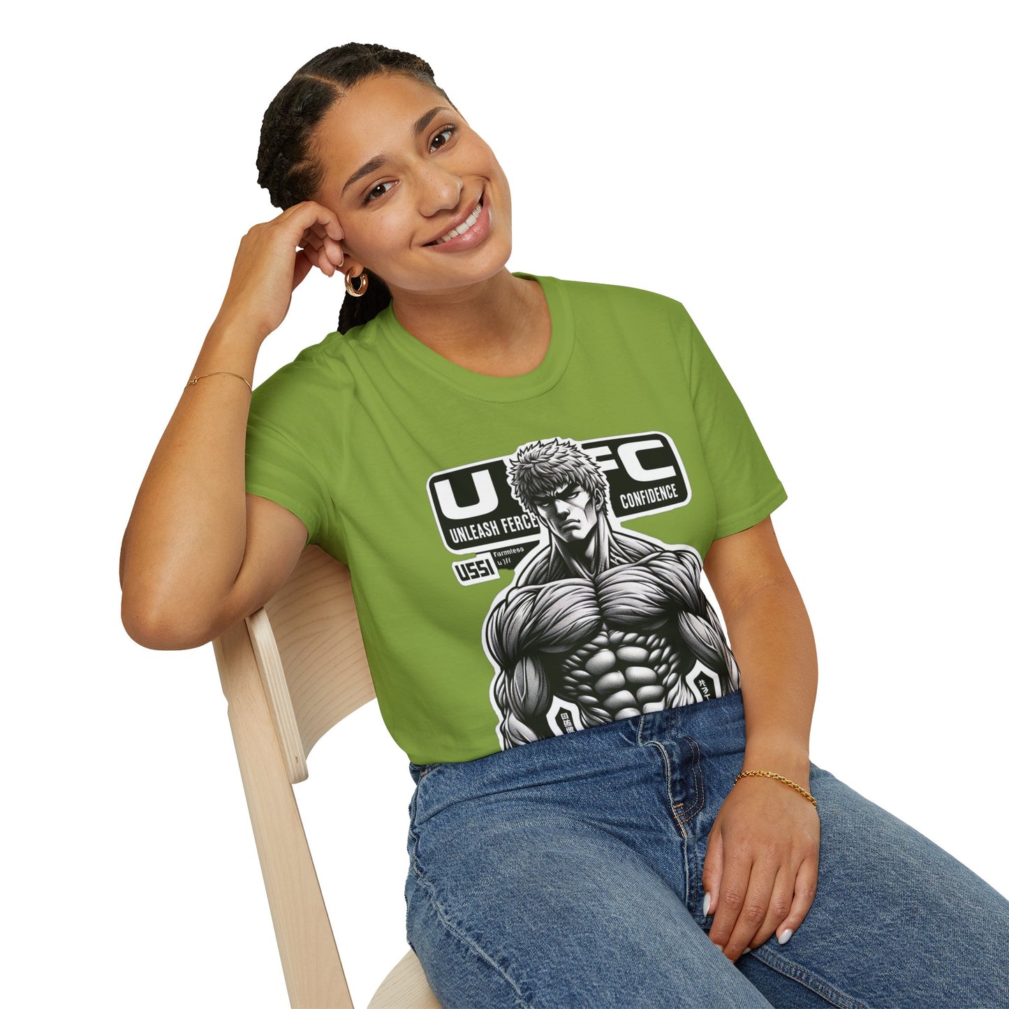 UFC T Shirt | Unleash Fierce Confidence | UFC Tee Inspired by Baki Anime T Shirt for Fitness Lovers