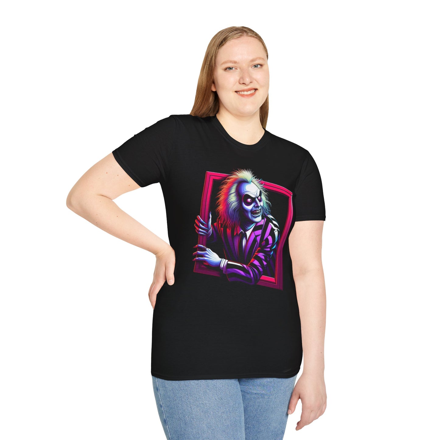 | - Beetlejuice Shirt | Classic Beetlejuice Tee | Creepy Beetlejuice Tee | Beetlejuice Movie Merch - premium material. limited stock. Order yours now and stand out with this exclusive piece!