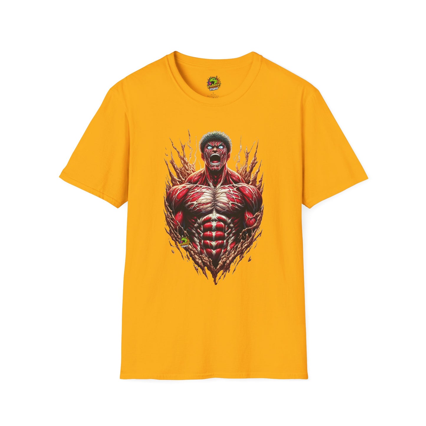 Anime - UFC T Shirt | Unleash Fierce Confidence | UFC Tee with Baki Anime Power for Athletes - premium material. limited stock. Order yours now and stand out with this exclusive piece!