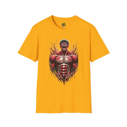 Anime - UFC T Shirt | Unleash Fierce Confidence | UFC Tee with Baki Anime Power for Athletes - premium material. limited stock. Order yours now and stand out with this exclusive piece!