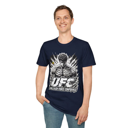 UFC T Shirt | Unleash Fierce Confidence | UFC Tee with Baki Anime T Shirt Motivation