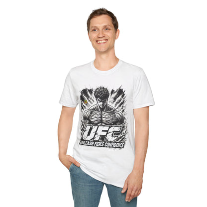 UFC - UFC T Shirt | Unleash Fierce Confidence | UFC Tee with Baki Anime T Shirt Motivation - premium material. limited stock. Order yours now and stand out with this exclusive piece!