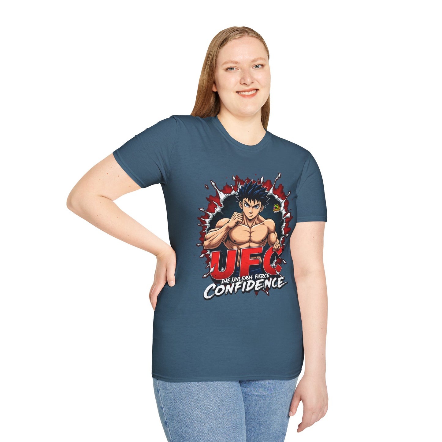 UFC T Shirt | Unleash Fierce Confidence | UFC Tee Inspired by Baki Anime for Fitness Enthusiasts