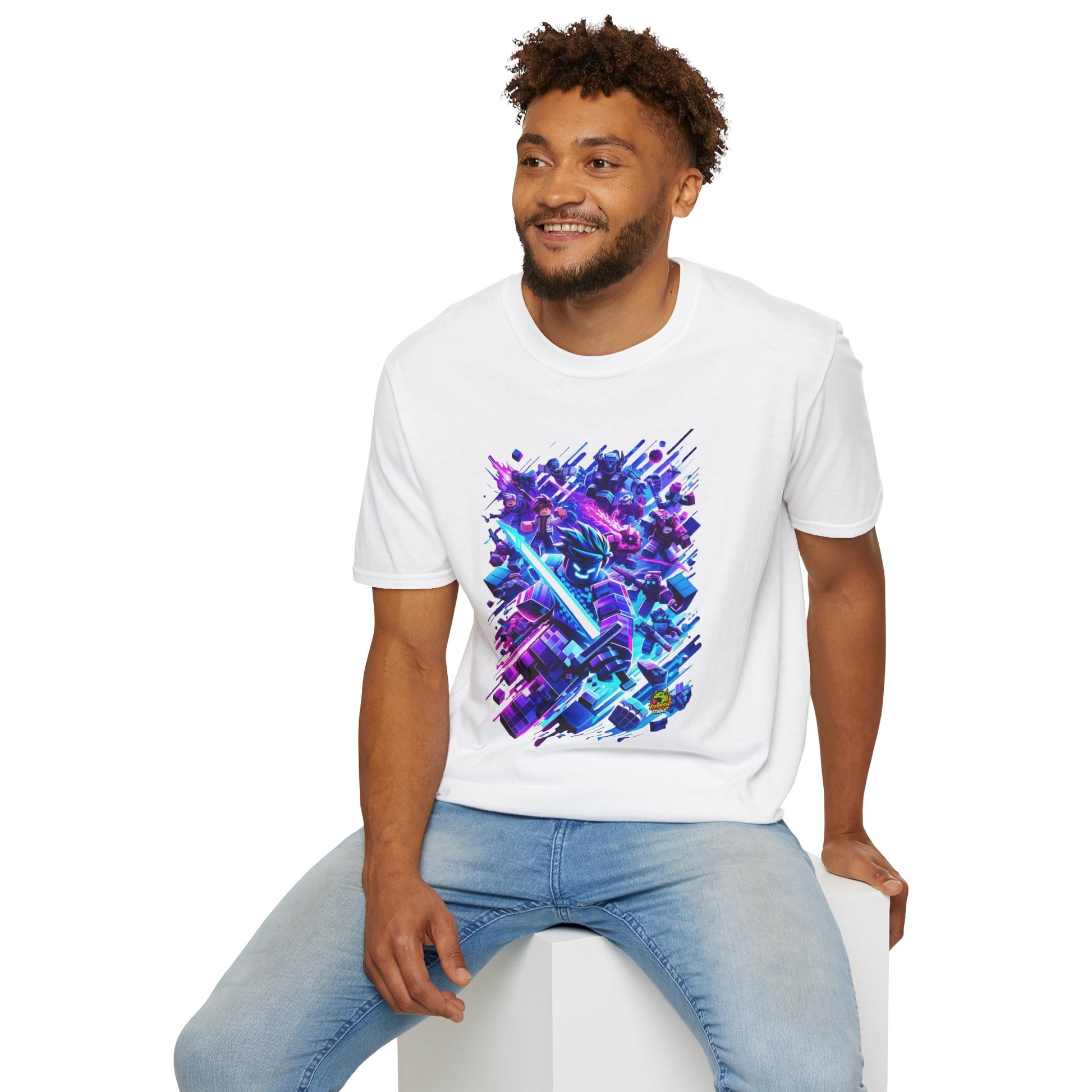 Roblox - Roblox T-Shirt - Gamer's Quest - custom-made. perfect gift idea. Order yours now and stand out with this exclusive piece!