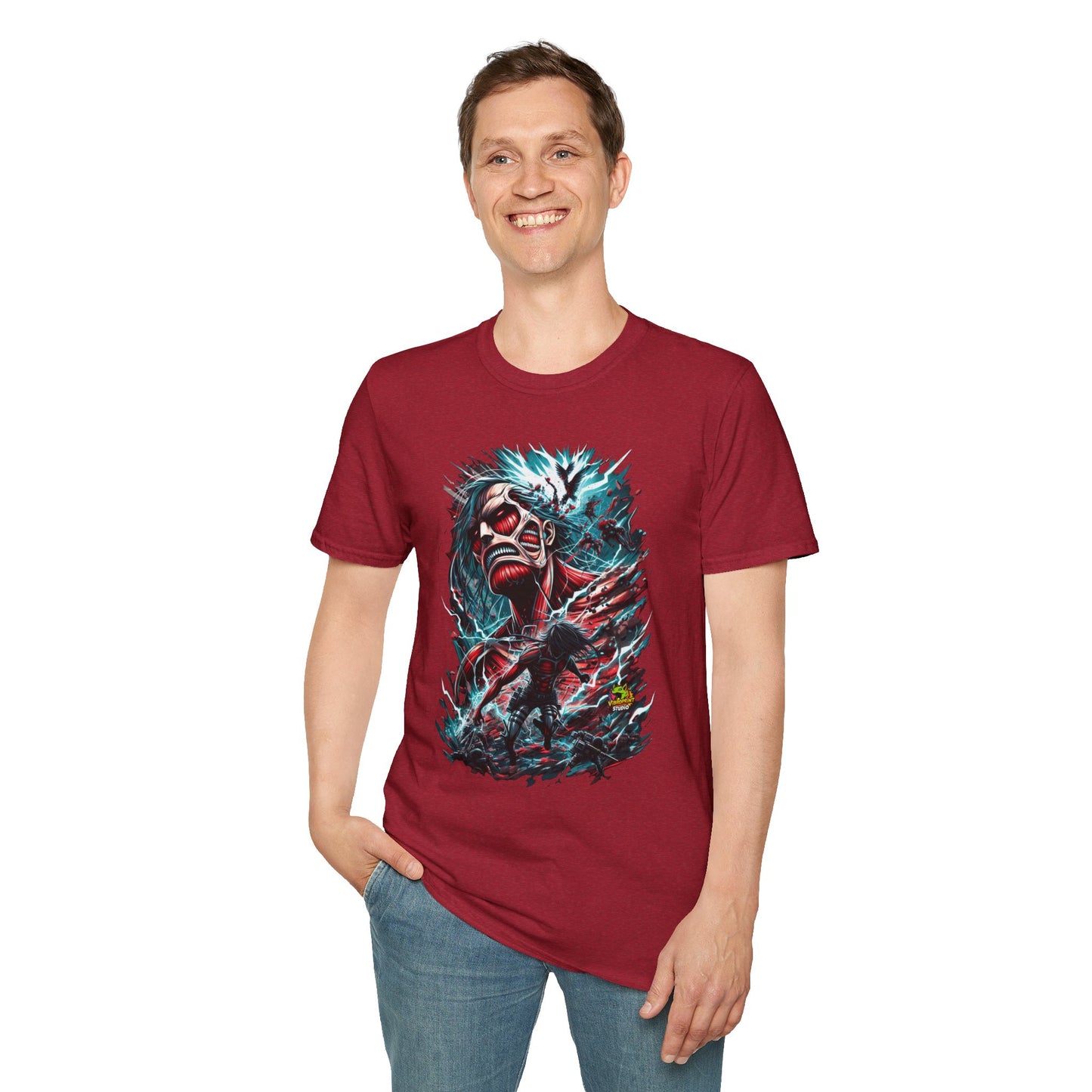 Eren Yeager Titan’s Resolve Unshaken Tee | Official Attack on Titan - VibroPrint Studio