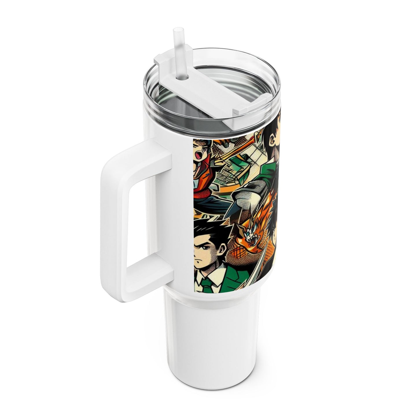 Cartoon - Stanley Tumbler | Anime Geek Drinkware for Gamers and Fans | Colorful Cartoon Tumbler - custom-made. perfect gift idea. Order yours now and stand out with this exclusive piece!