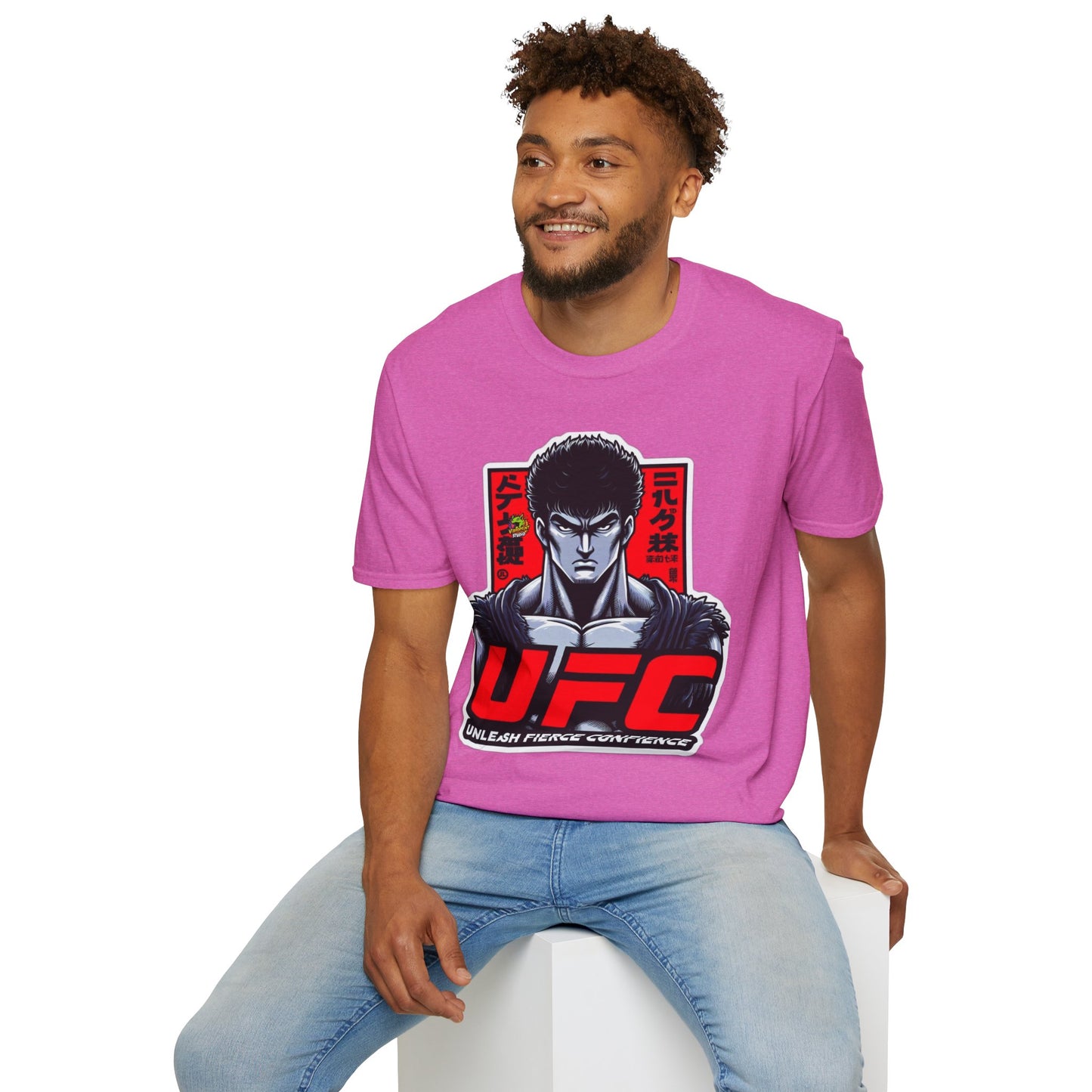 UFC T Shirt | Unleash Fierce Confidence | UFC Tee with Baki Anime Style