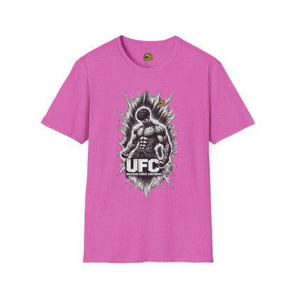 Tee - UFC T Shirt | Unleash Fierce Confidence | Motivational UFC Tee with Baki Anime T Shirt - custom-made. perfect gift idea. Order yours now and stand out with this exclusive piece!