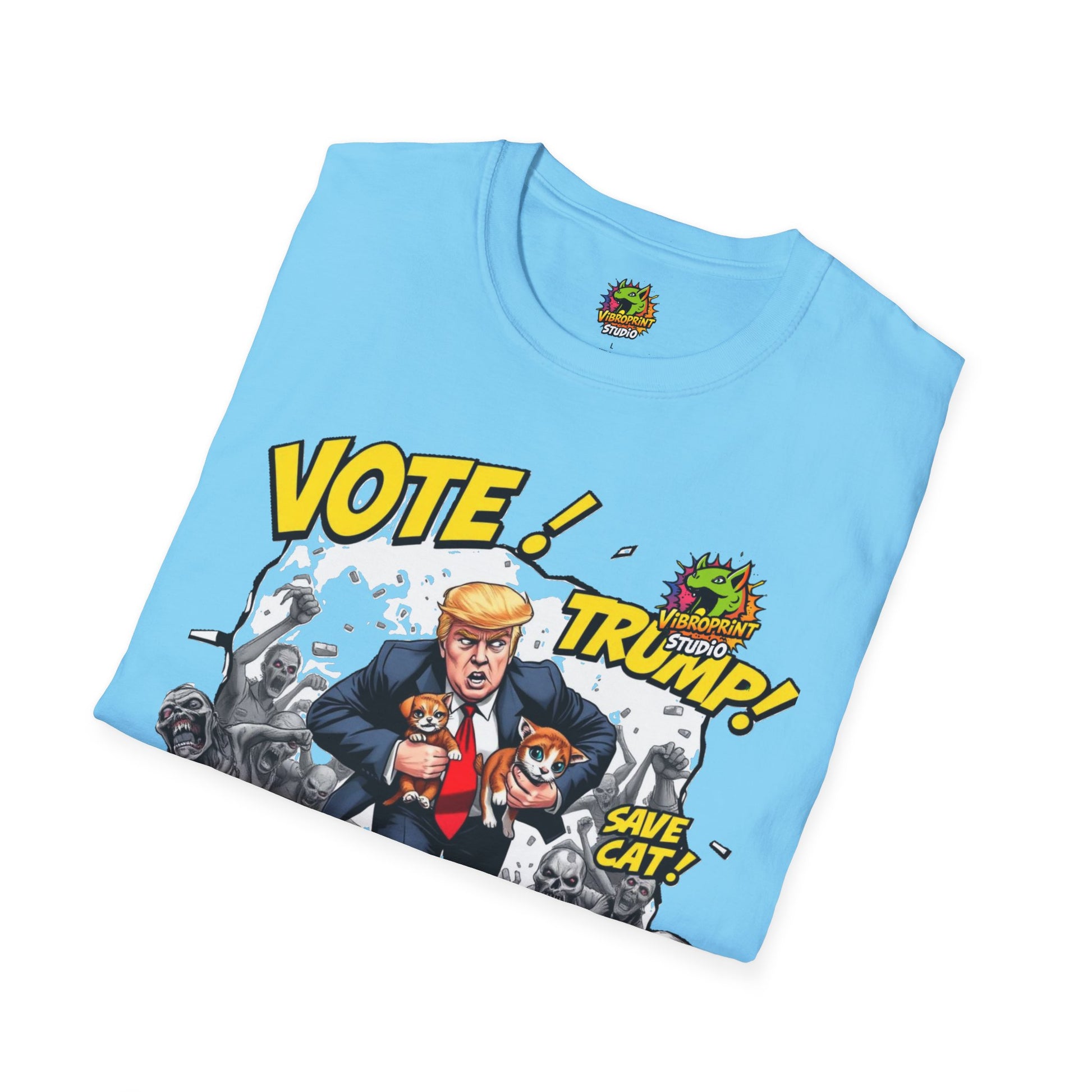 They're - They're Eating the Dogs Shirt | Trump Election Humor Tee | Funny Political T-Shirt - custom-made. perfect gift idea. Order yours now and stand out with this exclusive piece!