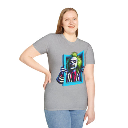 Beetlejuice - Beetlejuice Shirt | Funny Halloween T-Shirt for Adults | Beetlejuice Classic Movie Graphic Tee | Spooky Halloween Style - custom-made. perfect gift idea. Order yours now and stand out with this exclusive piece!