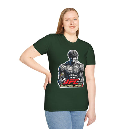 UFC T Shirt | Unleash Fierce Confidence | UFC Tee for Gym and Baki Anime Lovers