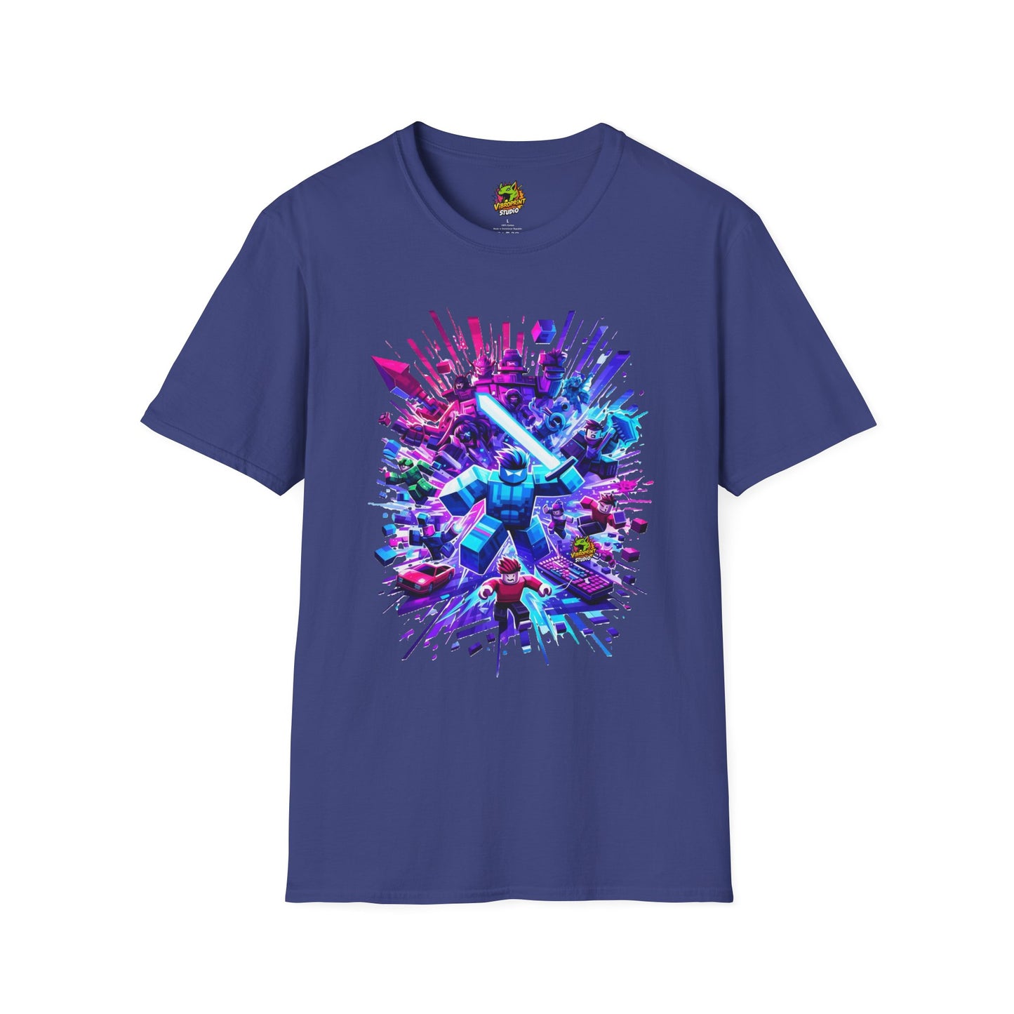 Roblox - Roblox T-Shirt - Virtual Playground - custom-made. perfect gift idea. Order yours now and stand out with this exclusive piece!