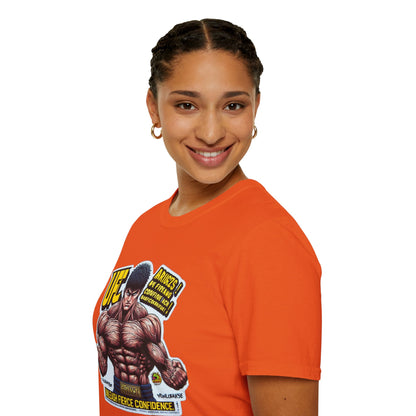 UFC T Shirt | Unleash Fierce Confidence | Motivational UFC Tee with Baki Anime Elements