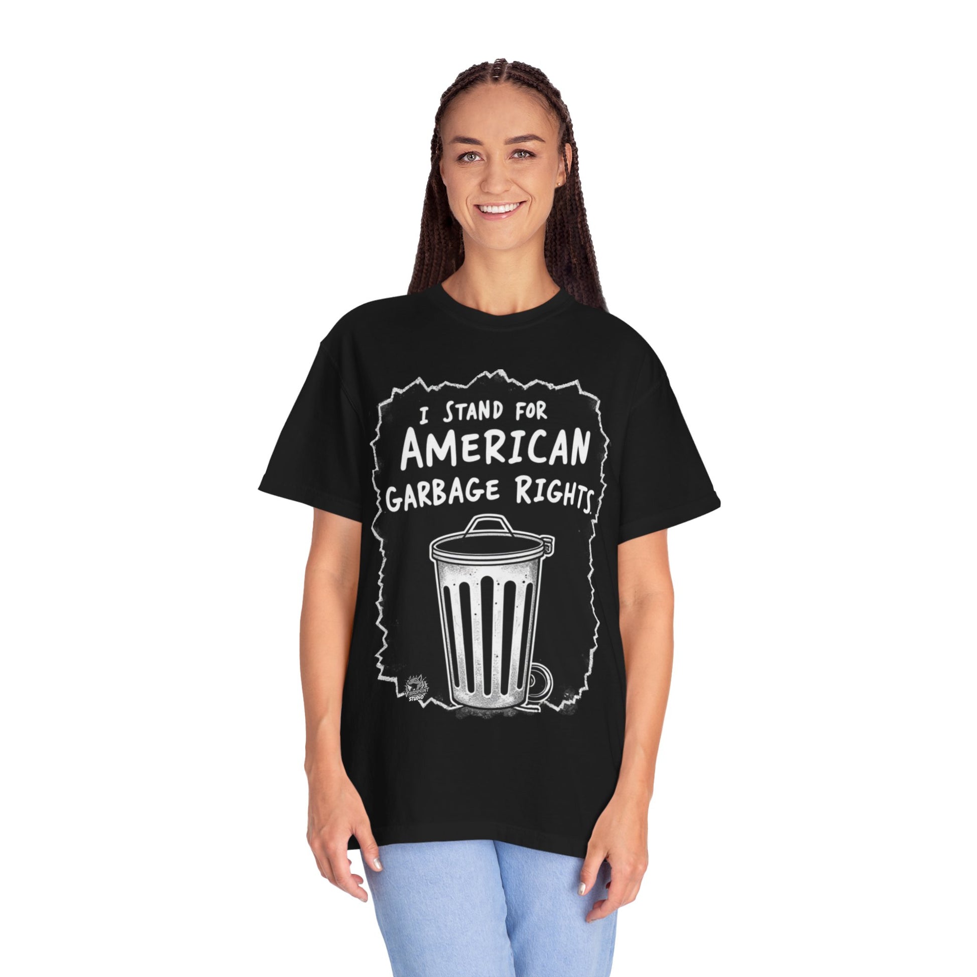 Humor - Garbage Rights T-Shirt - Patriotic Trump Election Campaign Tee, Stand Proudly with Humor and American Spirit - premium material. limited stock. Order yours now and stand out with this exclusive piece!