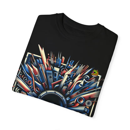 Sound - Rapper Merch Booming Sound Waves | Hip-Hop Music Vibes T-Shirt Design - custom-made. perfect gift idea. Order yours now and stand out with this exclusive piece!