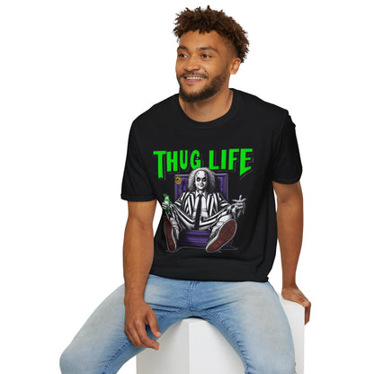 Graphic - Beetlejuice Shirt | Thug Life Halloween T-Shirt | Creepy Beetlejuice Graphic Tee - custom-made. perfect gift idea. Order yours now and stand out with this exclusive piece!