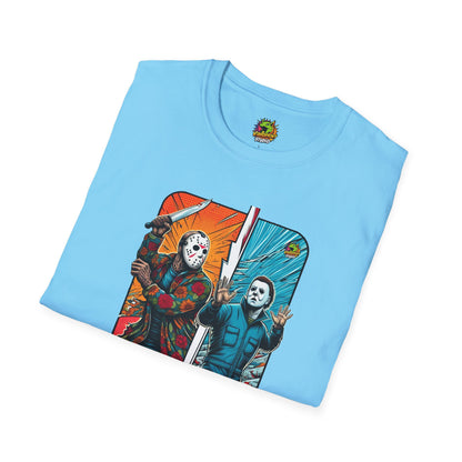 Jason Voorhees & Michael Myers Funny Horror Tee | Halloween Shirt