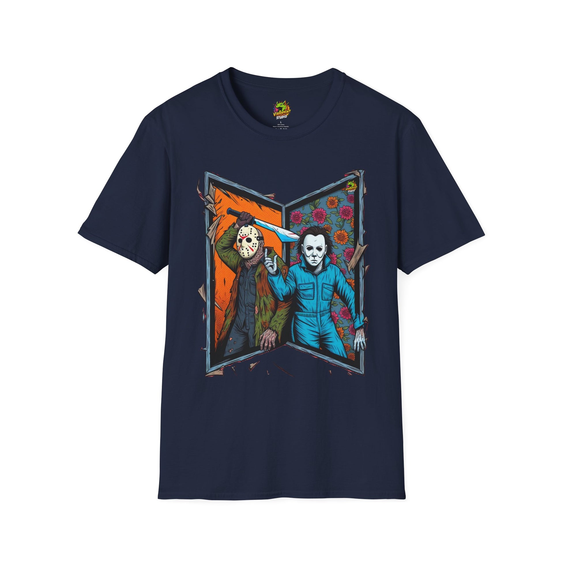 Voorhees - Jason Voorhees & Michael Myers T-Shirt | Funny Horror Tee - premium material. limited stock. Order yours now and stand out with this exclusive piece!