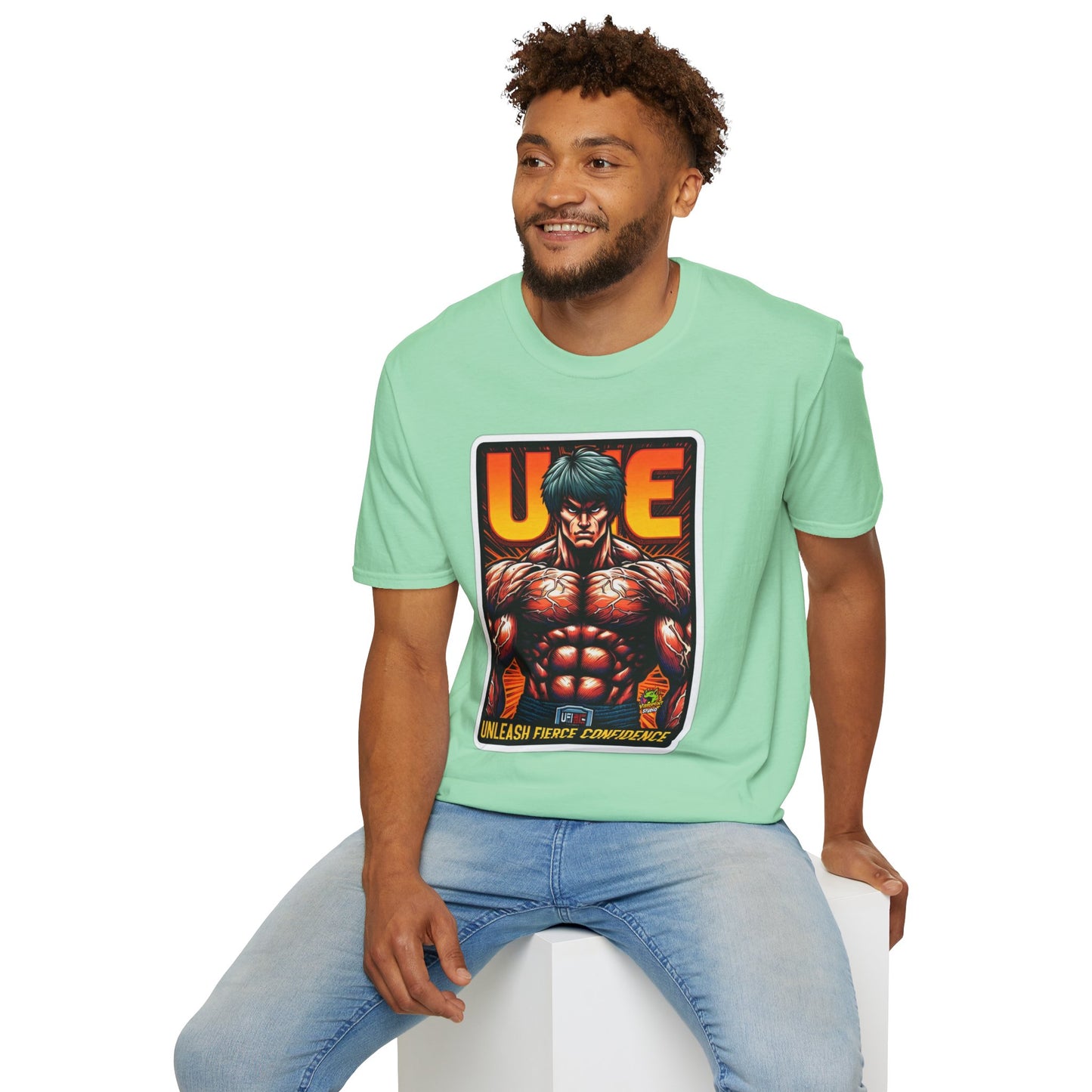 UFC T Shirt | Unleash Fierce Confidence | Motivational UFC Tee for Gym & Baki Anime Fans