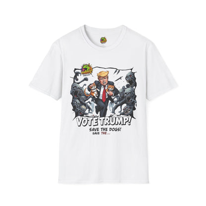 the - They're Eating the Dogs Shirt | Trump Election Meme T-Shirt | Funny Election Graphic Tee - premium material. perfect gift idea. Order yours now and stand out with this exclusive piece!