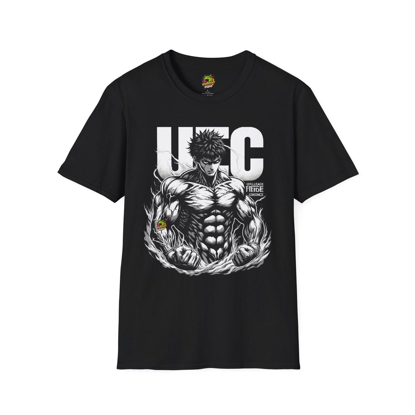 UFC T Shirt | Unleash Fierce Confidence | UFC Tee for Fitness and Baki Anime Fans - High Quality Image