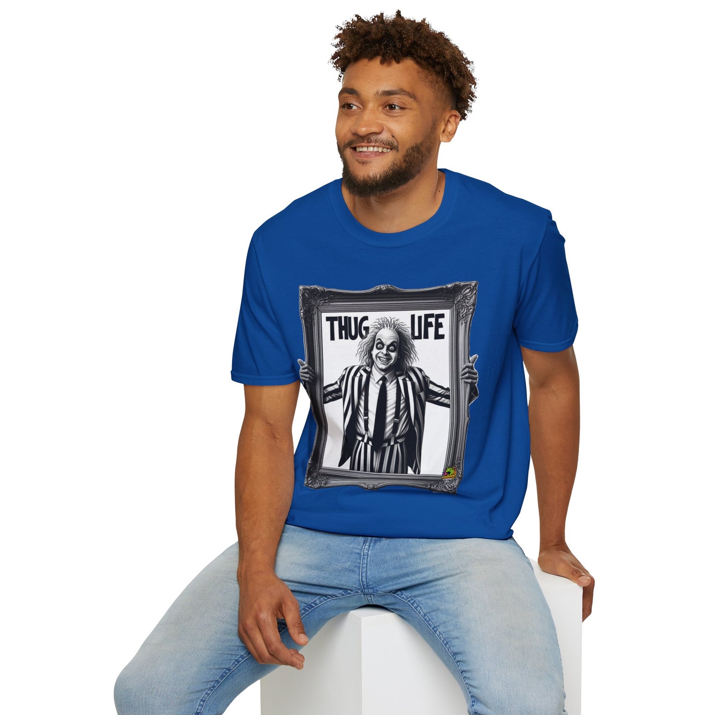 Graphic - Beetlejuice Shirt | Funny Thug Life Halloween Tee | Beetlejuice Graphic T-Shirt for Halloween - custom-made. limited stock. Order yours now and stand out with this exclusive piece!