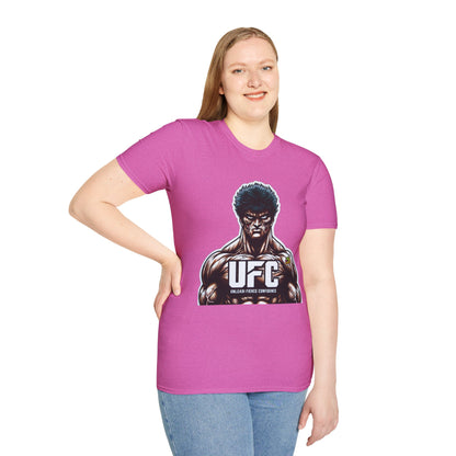 UFC T Shirt | Unleash Fierce Confidence | UFC Tee with Baki Anime Motivation for Fitness