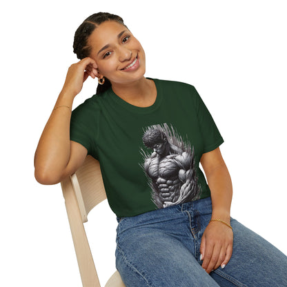 UFC T Shirt | Unleash Fierce Confidence | UFC Tee with Baki Anime Inspiration for Fitness Lovers