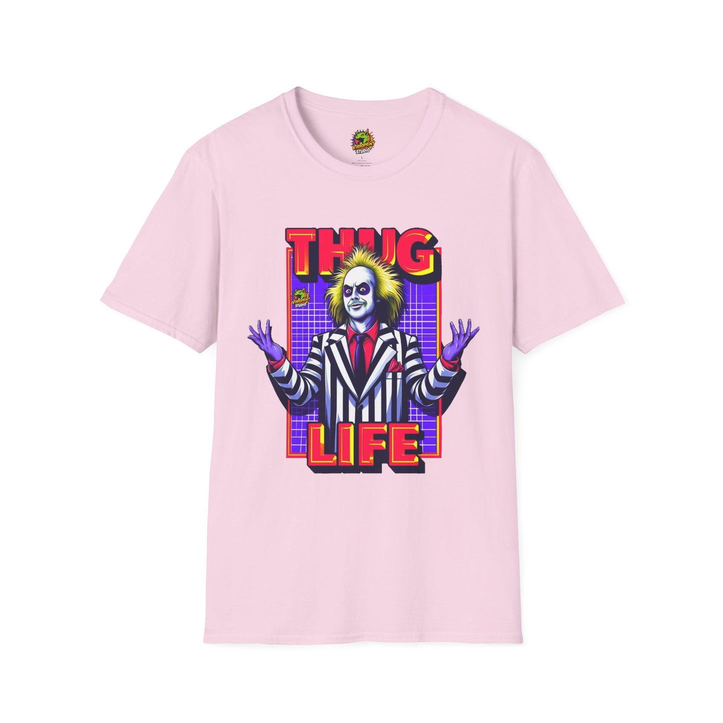 | - Beetlejuice Shirt | Halloween Thug Life Tee | Classic Beetlejuice Graphic T-Shirt - premium material. limited stock. Order yours now and stand out with this exclusive piece!