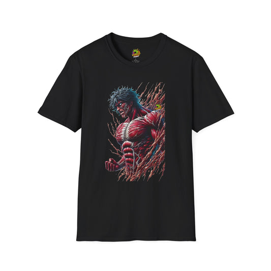 UFC T Shirt | Unleash Fierce Confidence | Motivational UFC Tee with Baki Anime Strength for Athletes - High Quality Image